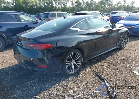 2017 Infiniti Q60 3.0T Premium z USA, uszkodzony, nr VIN JN1EV7EL1HM550270